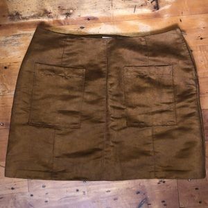 Suede Skirt